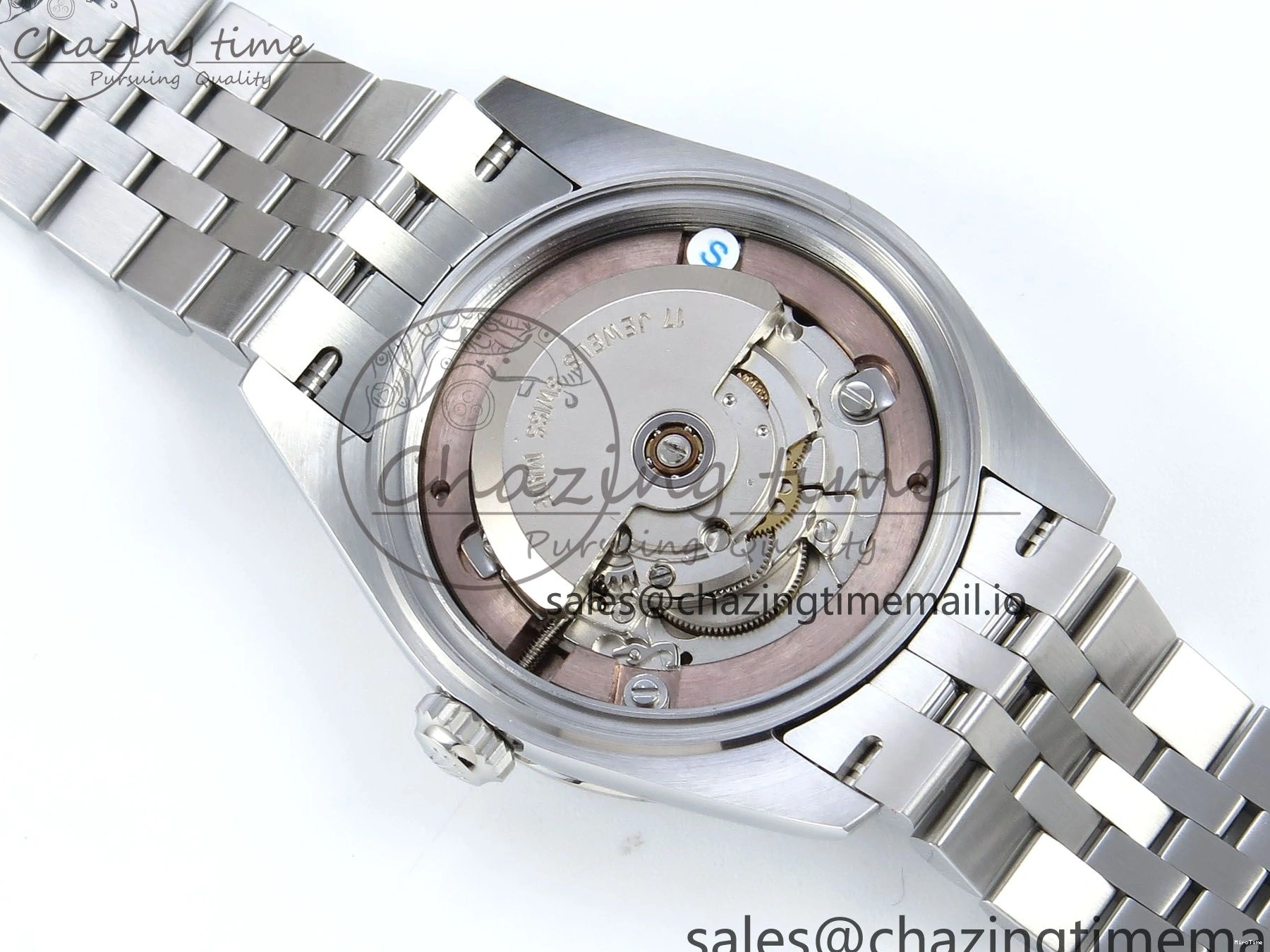 MiroTime 0216 Upgraded DateJust 31 278274 ARF 1:1 Best Edition 904L Steel Pink Roman Dial on SS Jubilee Bracelet ETA 532